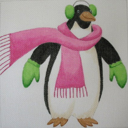 Scarf Earmuffs Mittens Penguin