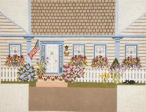 New England Flower House Brick Cover