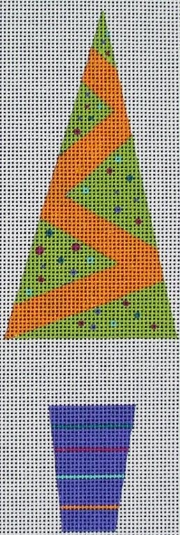 Orange Dot Tree Ornament