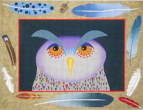 Owl Portrait - 13ct