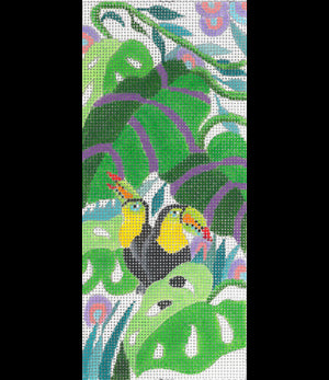 Tropical Forest Toucans Eyeglass Case