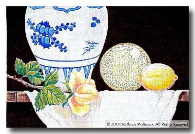 Still Life With Cantaloupe