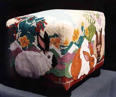 Rabbit Ottoman Cover