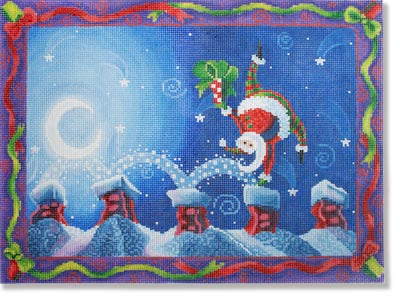 Cartwheel Santa