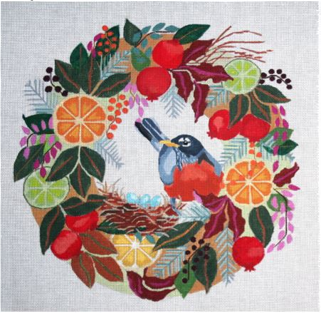Robin In Wreath