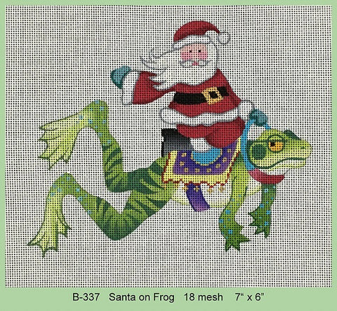 Santa On Frog