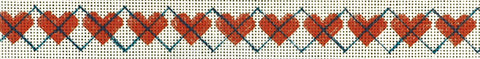 Heart Argyle Belt