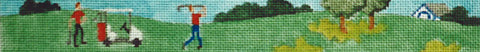 Golfers On Golf Course Belt