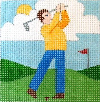 Golfing Dad Coaster
