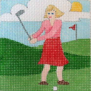Golfing Mom Coaster