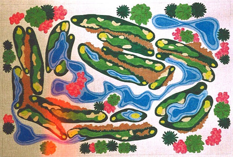 Golf Course Aerial Rug