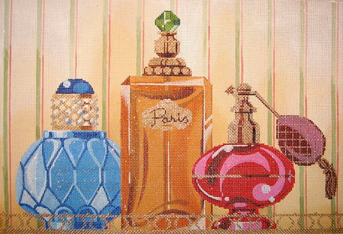 Perfume Bottles on Tray