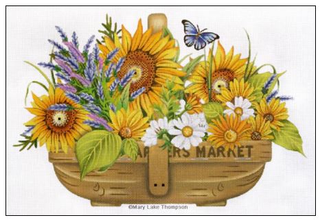 Sunflower Basket