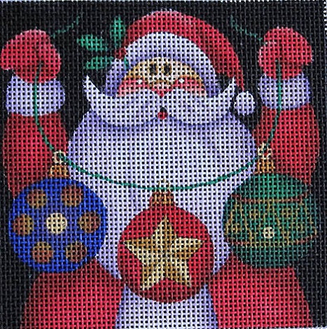 Santa Ornament 2