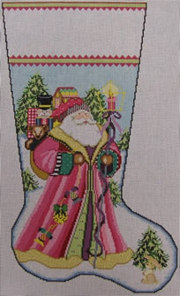 Santa Delivers - Pink