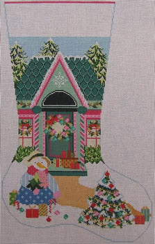 Christmas House Stocking