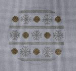 Silver and Gold 5 Ornament