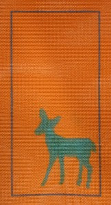 Woodland Critter Deer On Orange