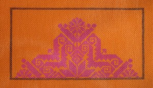 Scandinavian Design - Pink on Orange