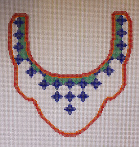 Statement Necklace - Checkered Stars