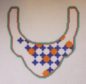 Statement Necklace - Checkered Stars Variation