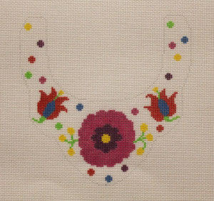 Statement Necklace - Mexican Flowers