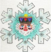 Nutcracker Snowflake Ornament