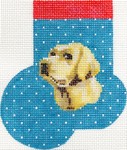 Yellow Lab Mini Sock