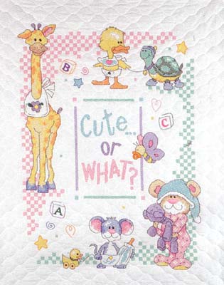 Cute Or What Baby Hugs Baby Quilt