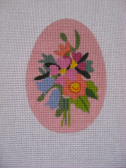 Pink Floral Egg