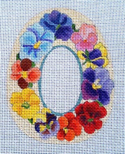 Pansies Sugar Egg