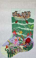 Underwater / Scuba Santa Stocking