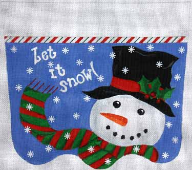 Let It Snow Stocking Cuff