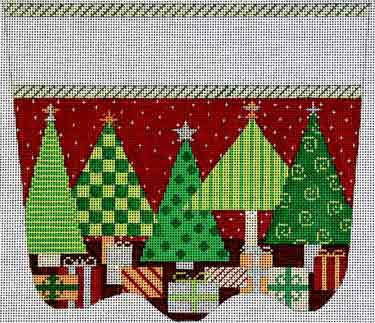 Oh Christmas Tree Stocking Cuff - 13ct