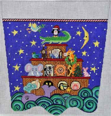 Noahs Ark Stocking Cuff