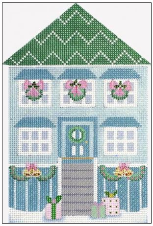 Blue Glitter House