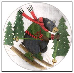 Skiing Bear