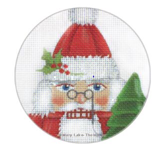 Santa Nutcracker Ornament