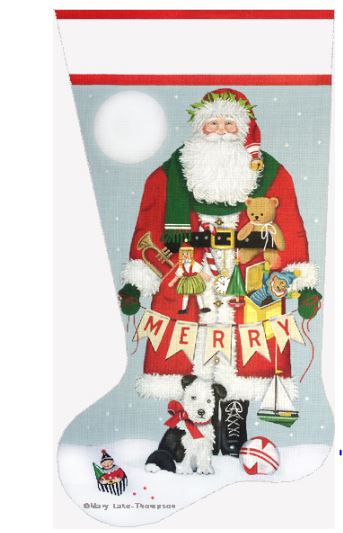 Merry Santa Sock