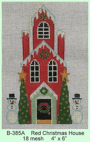Red Christmas House