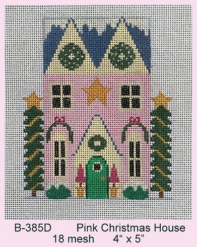 Pink Christmas House