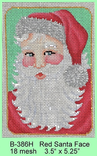 Red Santa Face Ornament