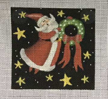 Santa Wreath
