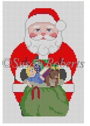 Santa w/Toy Bag Front