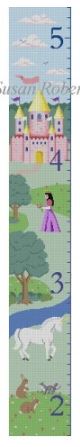 Castle, Unicorn, Princess Growth Chart