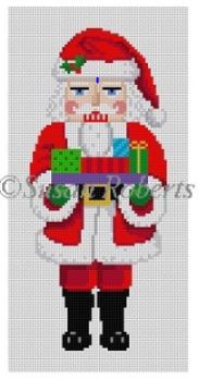 Santa w/present Nutcracker