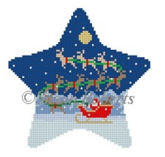 Star, Sleigh & 8 Reindeer
