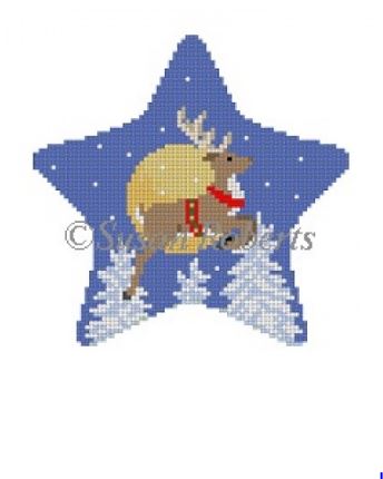 Star Flying Reindeer