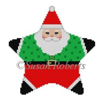Star Santa Polka Dots