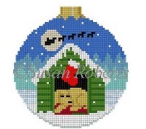 Dog Waiting For Santa